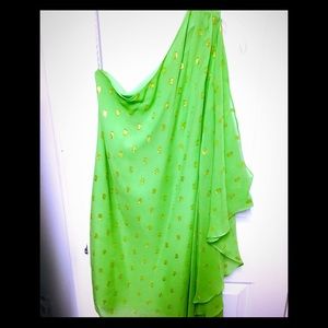 Lily Pulitzer one shoulder dress